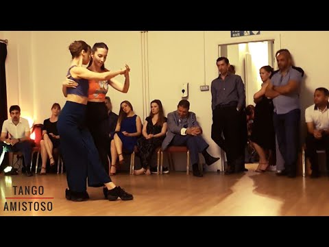 Veronica Toumanova and Silvia Bivolaru at Tango Amistoso London - Parque Patricios -  (3/3)