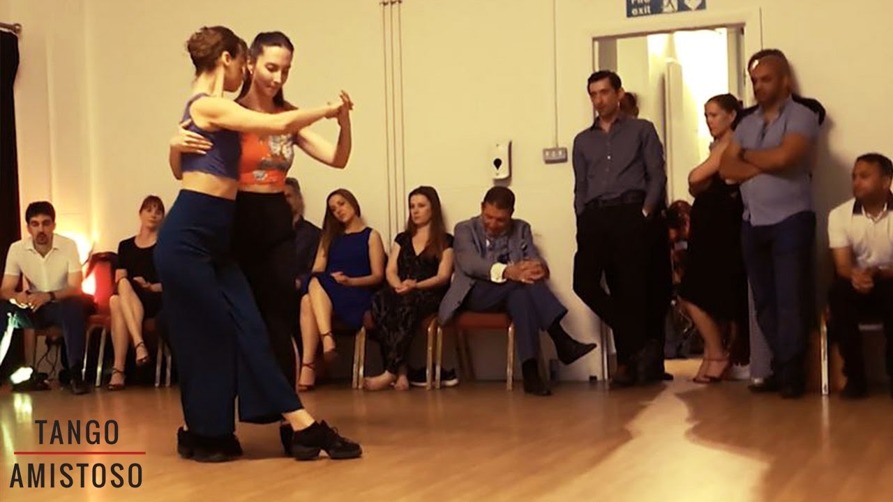 Veronica Toumanova and Silvia Bivolaru at Tango Amistoso London - Parque Patricios -  (3/3)