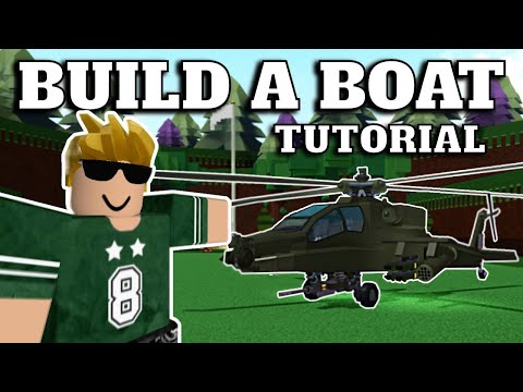 Как построить простой вертолетный механик | Roblox Постройте лодку для сокровищ
