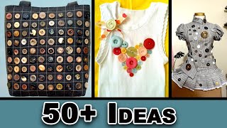50+ Smart Ways to Use Buttons in Sewing, Clothing & Home Decor