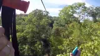 preview picture of video 'Yelp KC: Newbie Elite Aerial (Ziplining) Adventure'