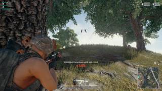 PUBG - 1 vs 4 Lucky Tree Hugger !! Patato Aim