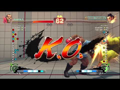 onigiri-kai (Balrog) Vs mu-mo- (E.Honda) SSF4 AE Ranked Matches - PSN