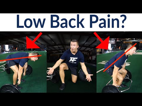 Trap Bar VS Barbell Deadlift for Low Back Pain | Low Back Pain from Deadlifts