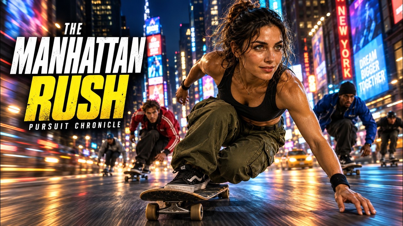 08. The Manhattan Rush 🛹 Midnight Skateboard Race in NYC
