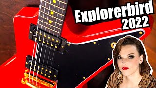 Video thumbnail for She Put a Firebird Headstock on an Explorer?!? | 2022 Gibson Lzzy Hale Signature Explorerbird Review by The Trogly's Guitar Show