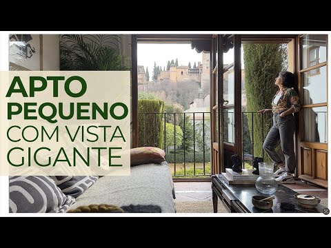 PEQUENO APARTAMENTO COM VISTA MAJESTOSA, MUITO VERDE E ALTO ASTRAL EM GRANADA NA ESPANHA - UM SONHO