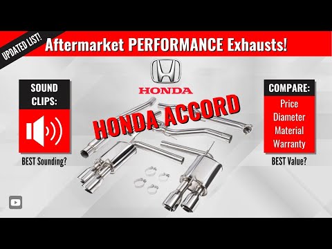 Aftermarket EXHAUSTS... (full details & SOUND Clips)! // 10th Gen Honda Accord