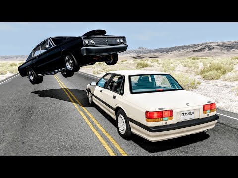 High Speed Traffic Car Crashes #133 - BeamNG Drive | CrashBoomPunk