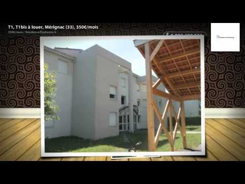 T1, T1bis à louer, Mérignac (33), 350€/mois
