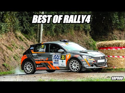 BEST OF RALLY4 2024 - 208 RALLY4 / Clio RALLY4 | Huge Anti-lag POPS & BANG