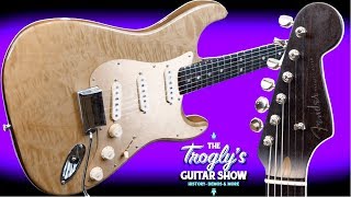 Video thumbnail for Please Don't Eat My Stratocaster | 2019 Fender Rarities Quilt Top Stratocaster Review + Demo by The Trogly's Guitar Show