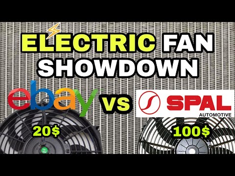 ELECTRIC FAN SHOWDOWN - Ebay Electric Fan vs SPAL Electric Fan. Is SPAL The Best?