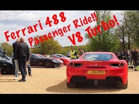 Ferrari 488 GTB Passenger Ride!!! Fast As Fu*k!