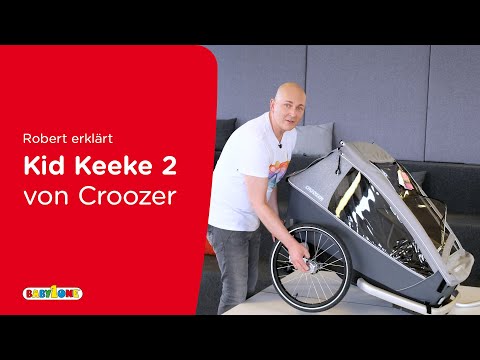 Robert erklärt den Fahrradanhänger CROOZER Kid Keeke 2 | @babyone