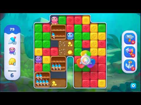 Fishdom Blast Level 79 - NO BOOSTERS GAMEPLAY 🐠 | SKILLGAMING ✔️