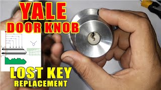 YALE DOOR KNOB LOST KEY REPLACEMENT