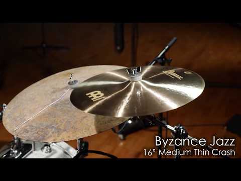 Meinl  Byzance Jazz B16JMTC 16" Medium Thin Crash Cymbal (w/ Video Demo) image 7
