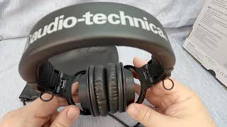 Video thumbnail for Audio Technica ATH M30x Headphone OVERVIEW by breakerbroke23