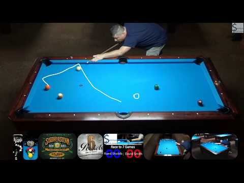 Raed Shabib vs David Smith then vs Lane Gatlin - Southeastern 9 Ball Championship: Minis