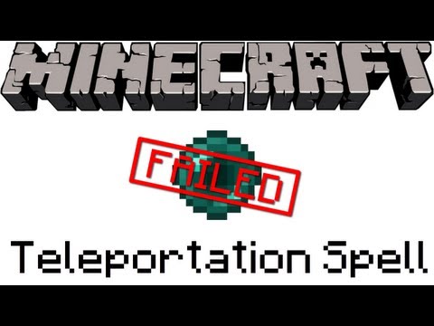 GreenPiggies13 - Minecraft - Teleportation Spell (Failed)