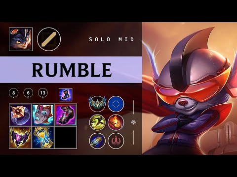 Rumble Mid vs Zed - EUW Challenger Patch 26.01
