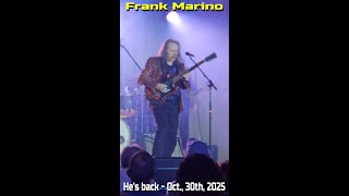 Frank Marino of Mahogany Rush is back 😛🤘 #Frankmarino #frankmarinoandmahoganyrush
