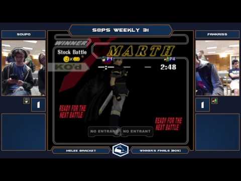 S@PS 31 Melee Singles - Soupo (Marth) vs Fankriss (Falco) - Winner's Finals