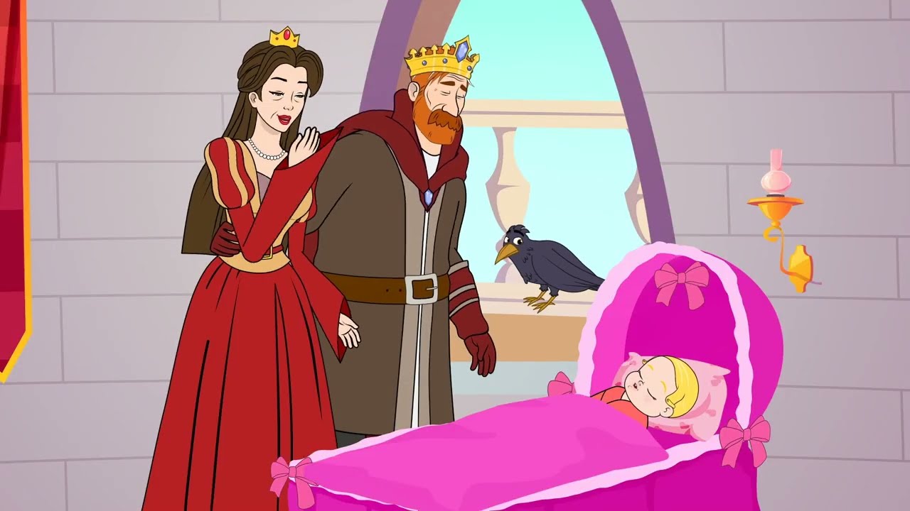 A Bela Adormecida | Nova Versão | Conto | Desenho Animado com @OsAmiguinhosTV