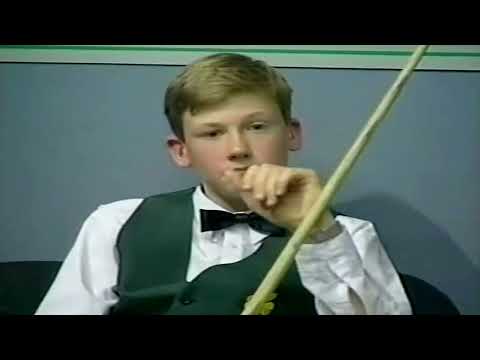 Ronnie O'Sullivan (very young) 92 break in 1991 junior pot black