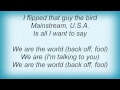 They Might Be Giants - Mainstream U.s.a. Lyrics