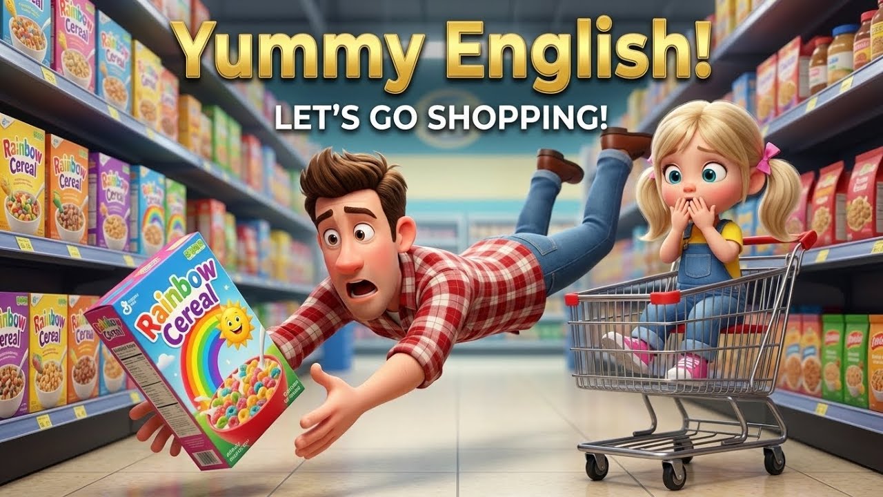 Learn English Speaking: Shopping at the Supermarket (English Level 1)