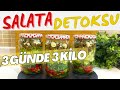 ✅3 günde 3 KİLO verdiren SALATA DETOKSU // DENENDİ‼️