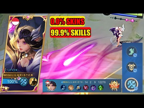 No Need Skins, But Skills!! - Lunox Carried The Team || BEST BUILD LUNOX 2023