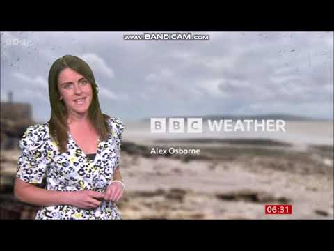 (HD) Alex Osbourne BBC ONE Points West weather October 25th 2023 - 60 fps
