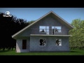 House stone, 3D visualisation animation (day and ...