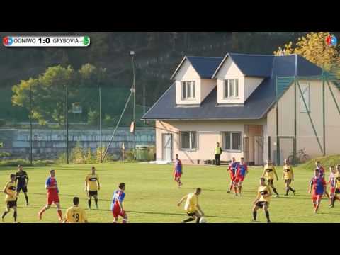Skrót meczu Ogniwo Piwniczna - Grybovia Grybów 1:0 01.10.16r