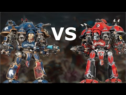 Imperial Knight Dominus - Knight Castellan vs Knight Valiant Comparison [Warhammer 40,000 / 40k]