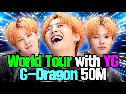 Wolrd Tour with YG👏 BIGBANG G-Dragon's Every Funny Moments Compilation💥