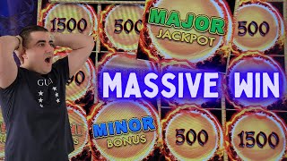 MASSIVE WIN On Dragon Link Slot Machine - Major Jackpot Winner