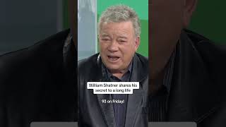 William Shatner shares his secret to a long life