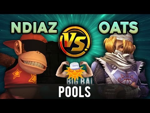 The Big Balc - Pools - NDIAZ (Diddy Kong) VS Oats (Sheik)