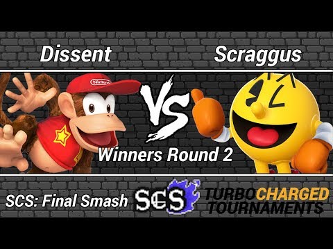 SCS: Final Smash Wii U Singles (Winners Round 2) - Dissent (Diddy/Cloud) vs. Scraggus (Pac-Man)