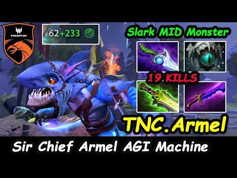 TNC Armel - [Slark] Midlane monster INSANE Steal AGI Stack No Mercy Dota 2 7.22 Pro Gameplay