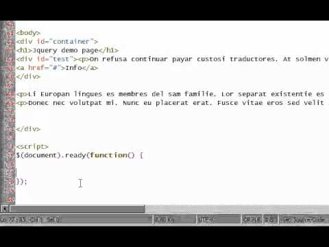 Get started with jQuery - Complete Beginners - Part 1