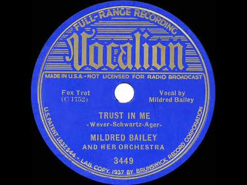 1937 HITS ARCHIVE: Trust In Me - Mildred Bailey