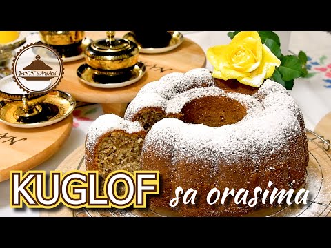 Bundt cake with nuts