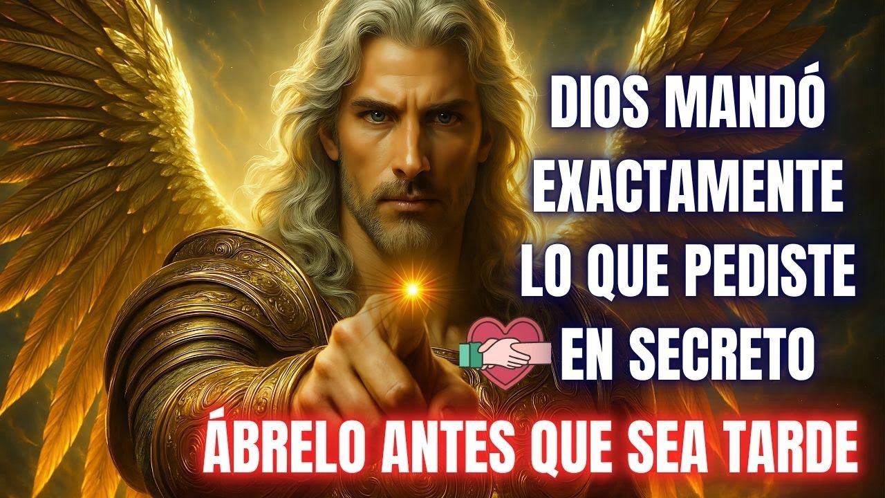 🚨 DIOS DICE: EL ESPÍRITU SANTO ACABA DE ENVIAR UN GRAN MILAGRO