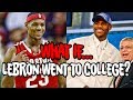WHAT IF LEBRON JAMES WENT TO COLLEGE