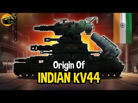 Origin of the Indian KV44: You WON’T Believe How It Was Created! #cartoons_about_tanks_english #KV44